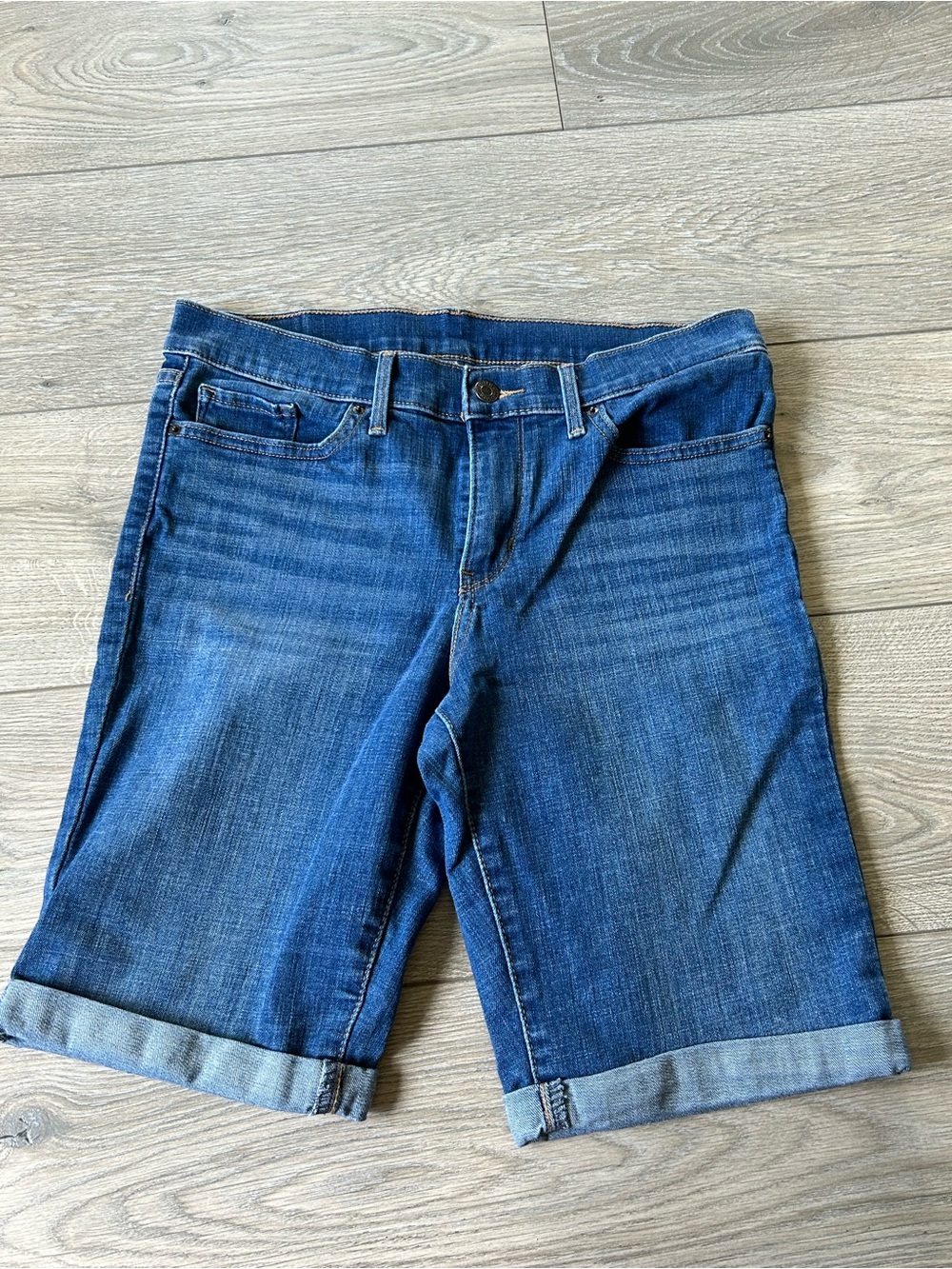 Levi's Blue Denim Jean Shorts